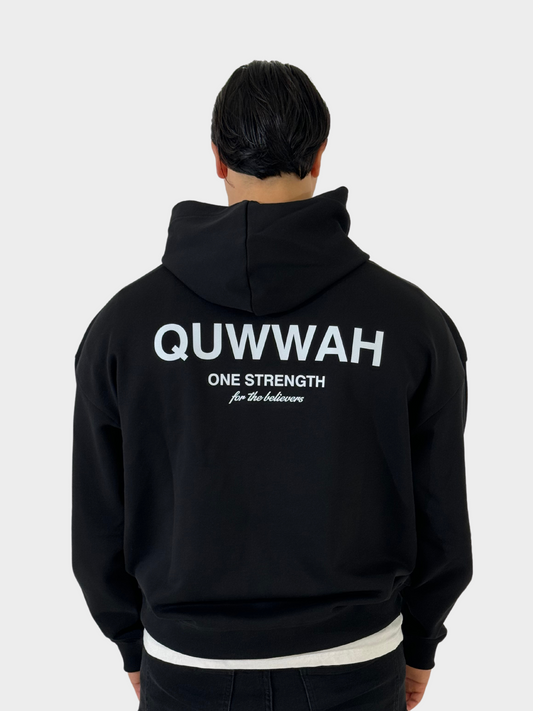 ONE STRENGTH - BLACK HOODIE