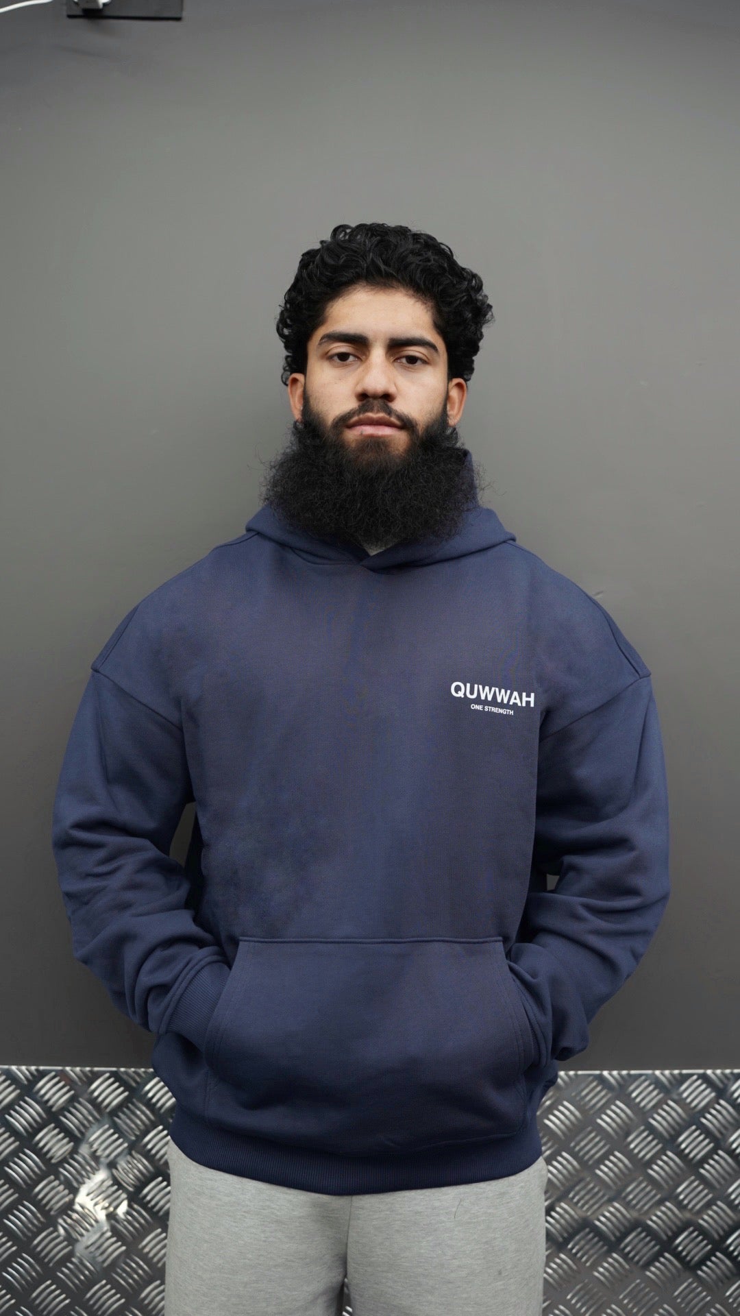 ONE STRENGTH - NAVY HOODIE